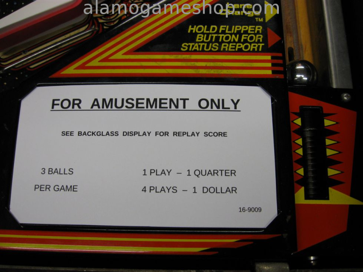 (image for) Pinbot pinball by Williams 1986