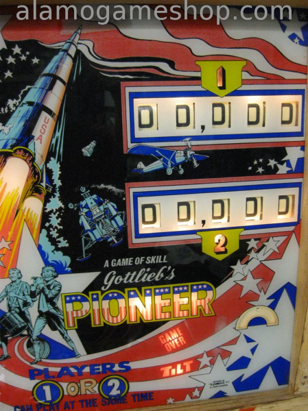 (image for) Pioneer pinball by Gottlieb 1975