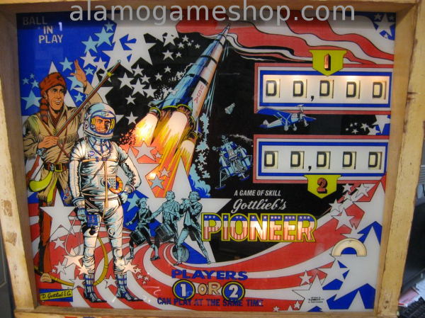 (image for) Pioneer pinball by Gottlieb 1975