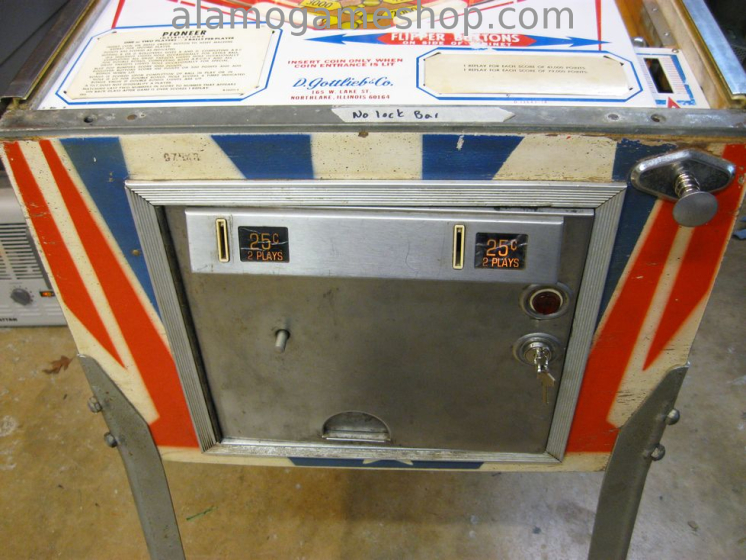 (image for) Pioneer pinball by Gottlieb 1975