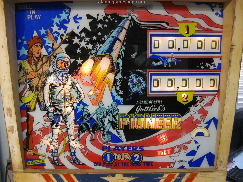 (image for) Pioneer pinball by Gottlieb 1975