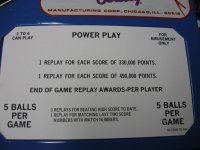 (image for) Power Play, Bobby Orr pinball by Bally