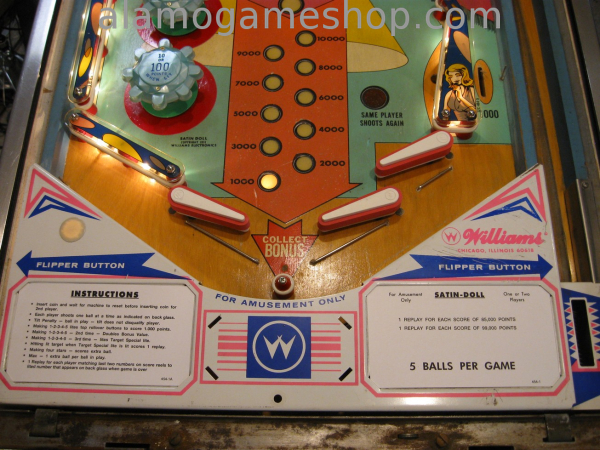 (image for) Satin Doll Pinball by Williams