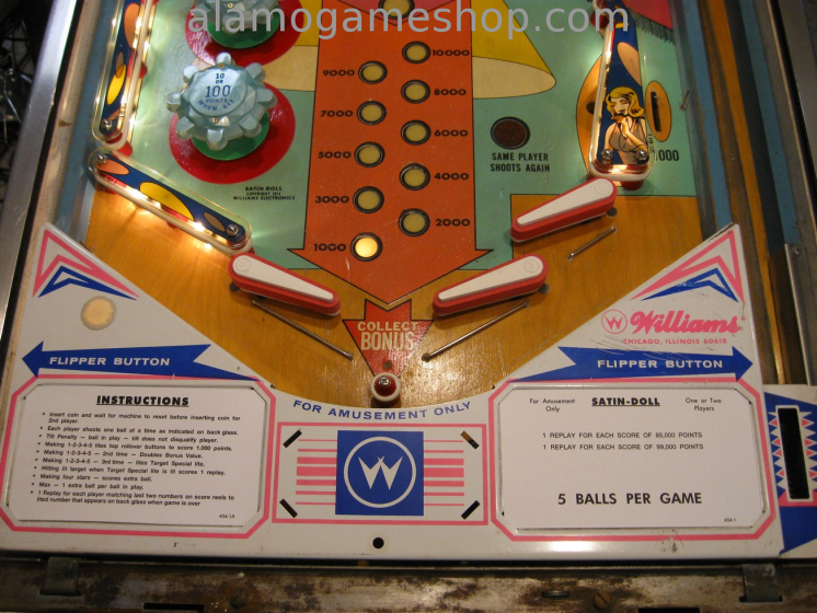 (image for) Satin Doll Pinball by Williams