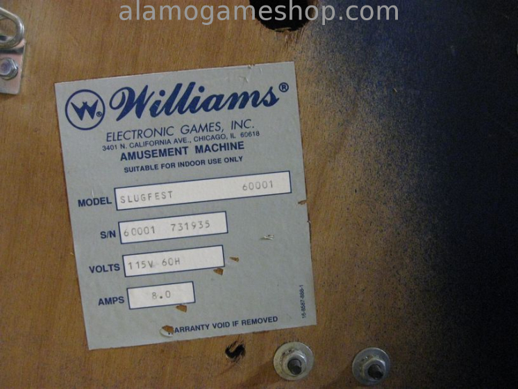 (image for) SlugFest baseball game from Williams 19
