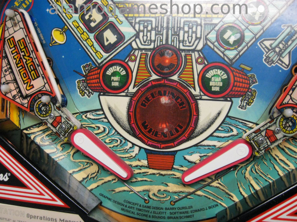 (image for) Space Station pinball by Williams 1987