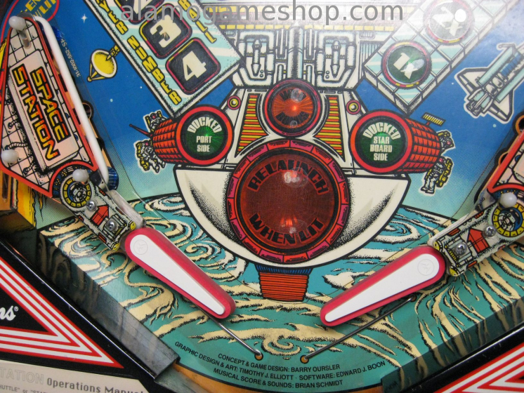 (image for) Space Station pinball by Williams 1987