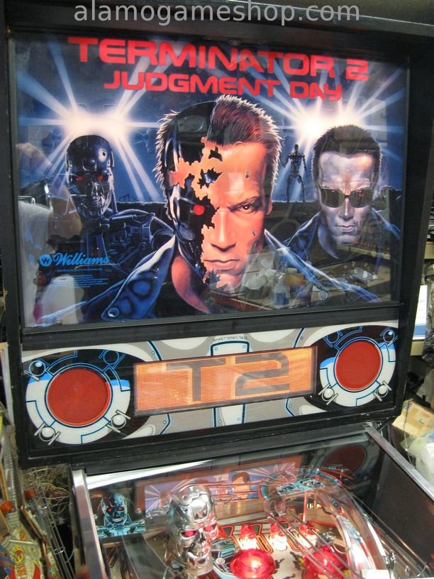 Terminator 2 pinball by Williams 1991 - Click Image to Close
