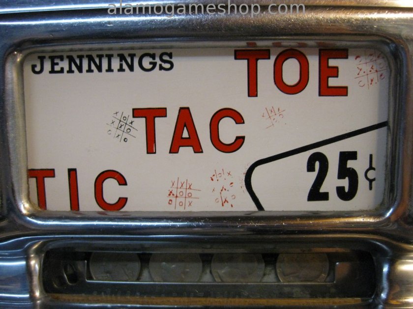 Jennings Slot, Tic-Tac-Toe, Indian Head - Click Image to Close