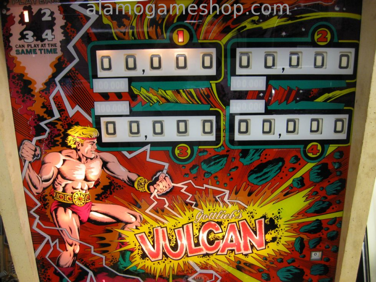 (image for) Vulcan pinball by Gottlieb 1977