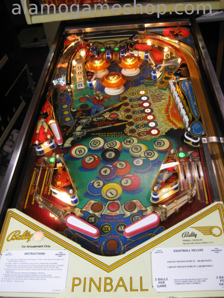 (image for) Eight Ball Deluxe pinball Bally 1984