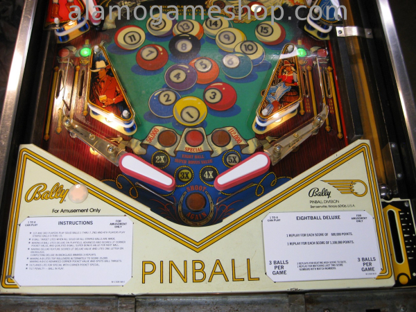 (image for) Eight Ball Deluxe pinball Bally 1984