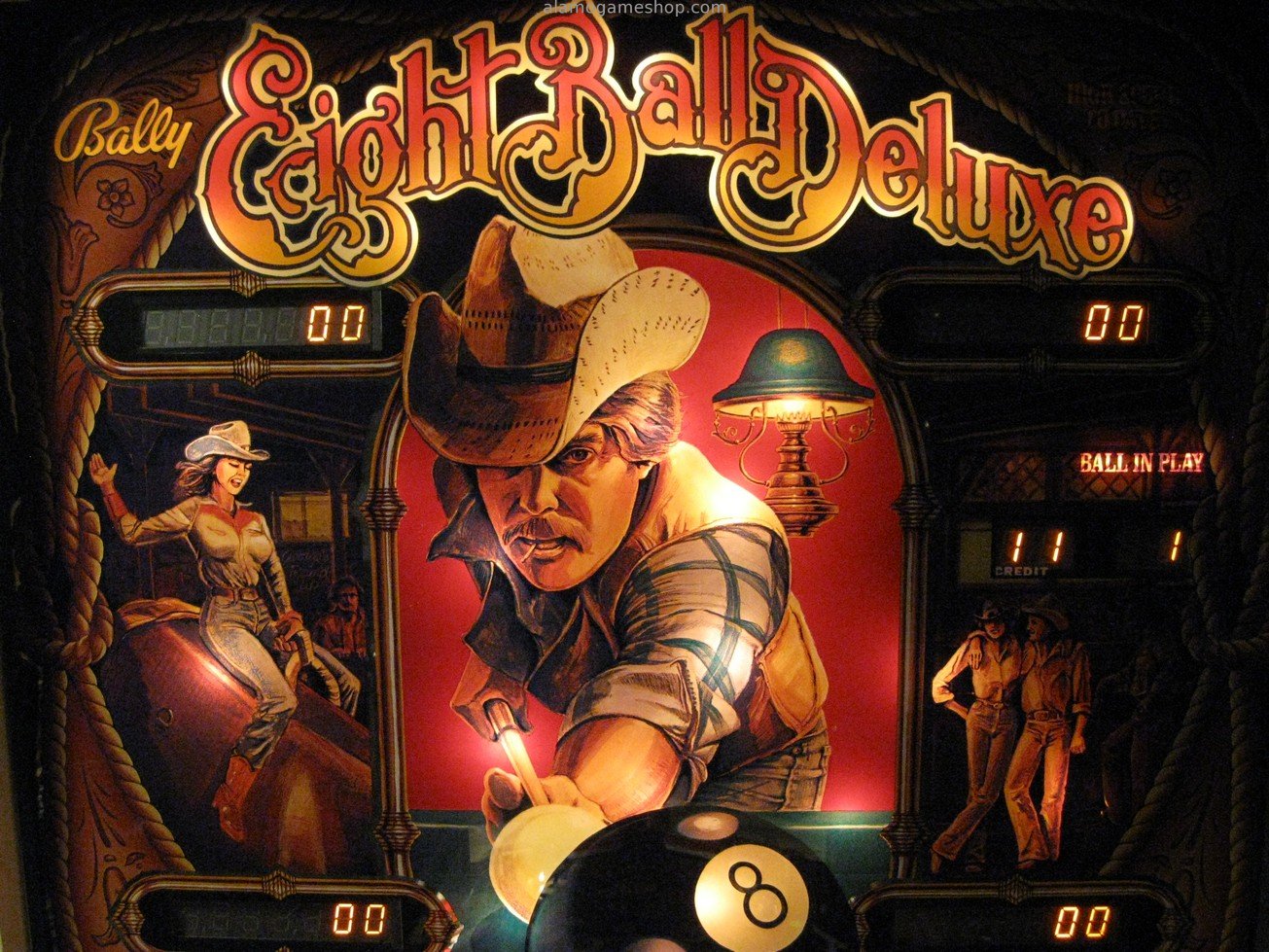 (image for) Eight Ball Deluxe pinball Bally 1984