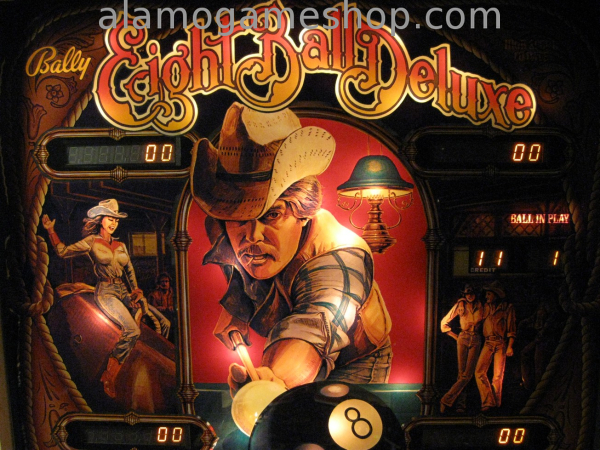 (image for) Eight Ball Deluxe pinball Bally 1984 - Click Image to Close