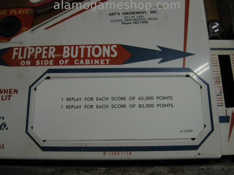 (image for) Spirit of 76 Pinball by Gottlieb 1975