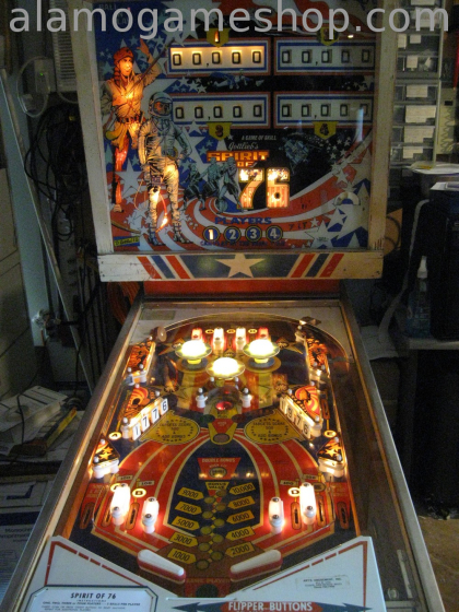 (image for) Spirit of 76 Pinball by Gottlieb 1975
