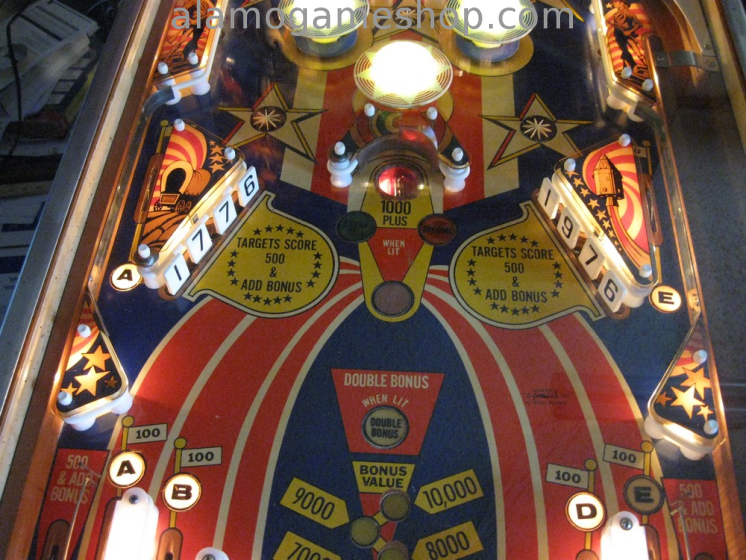 (image for) Spirit of 76 Pinball by Gottlieb 1975