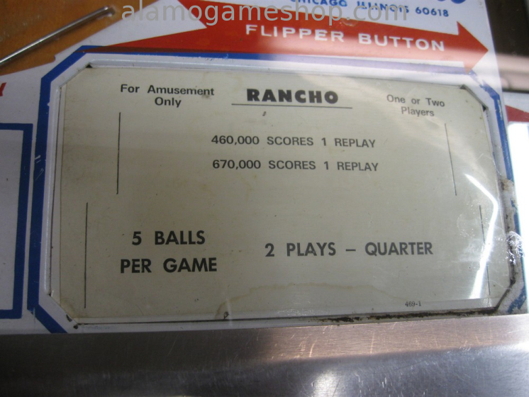 (image for) Rancho 1977 Williams EM