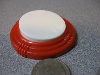 (image for) Pop Bumper Cap Deco Slant Blank Red