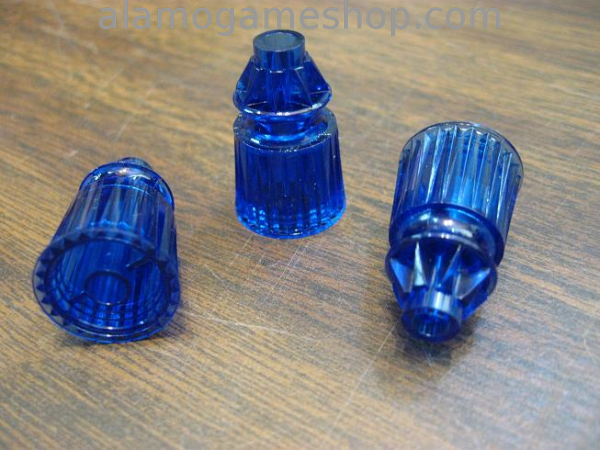 (image for) Post, Jeweled - Blue 1 1/16 - Click Image to Close