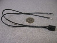 (image for) Bulb Socket, wedge 12" wire leads