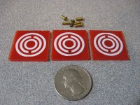 (image for) Red Target with white bullseye rivet on