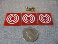 (image for) Red Target with white bullseye rivet on
