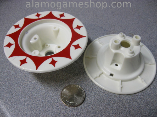 (image for) Pop Bumper Body, Gottlieb, Red Diamond - Click Image to Close