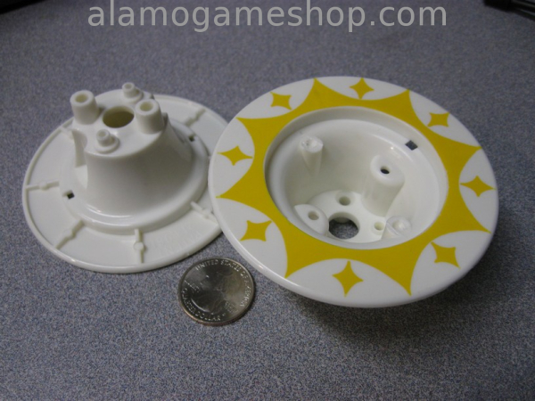 (image for) Pop Bumper Body, Gottlieb, Yellow Diamon - Click Image to Close