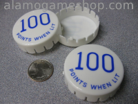 (image for) Pop Bumper Cap, Gottlieb, 100 points w/l