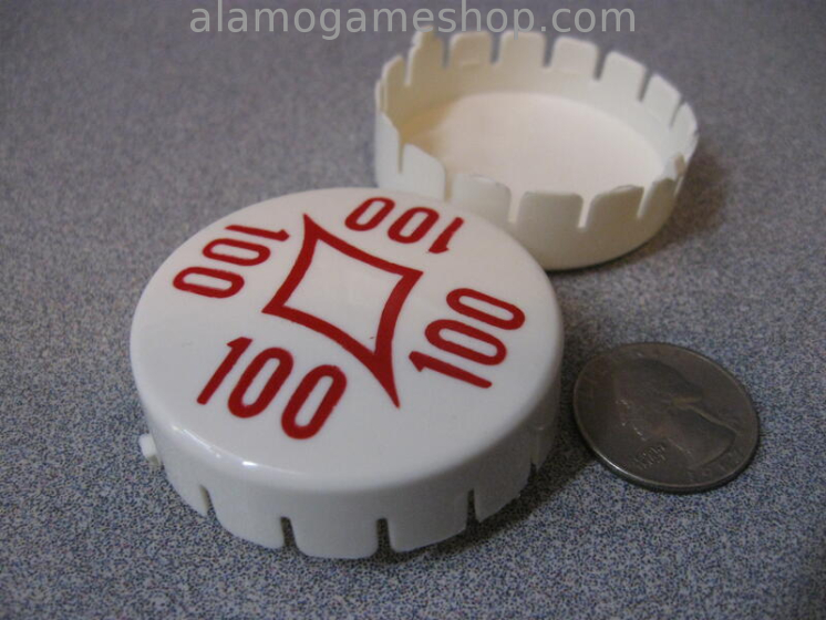 (image for) Pop Bumper Cap, Gottlieb, 100 Diamond Red