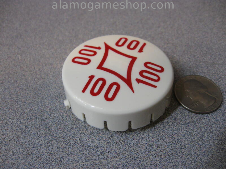 (image for) Pop Bumper Cap, Gottlieb, 100 Diamond Red