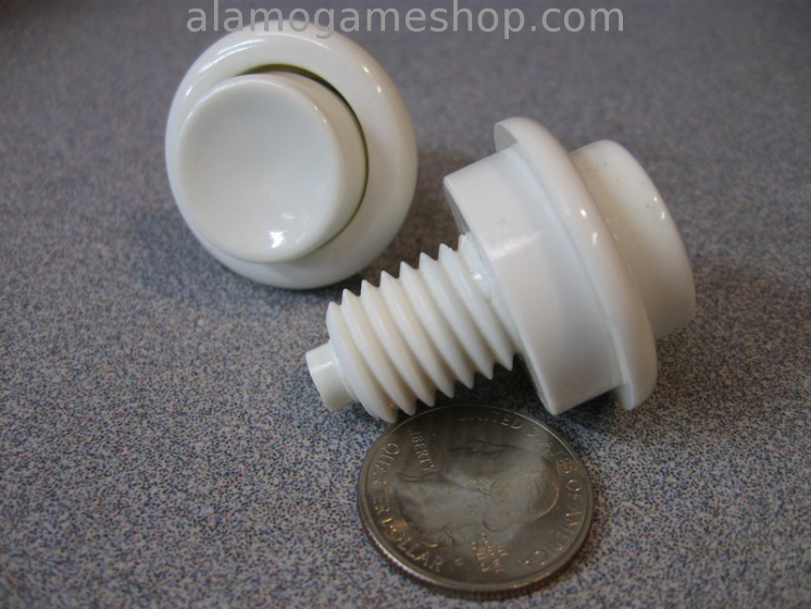 (image for) Button - Flipper, White - Willams/Bally