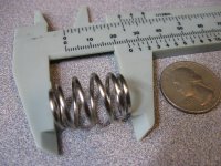 (image for) Barrel Spring for pinball shooter rod 1"