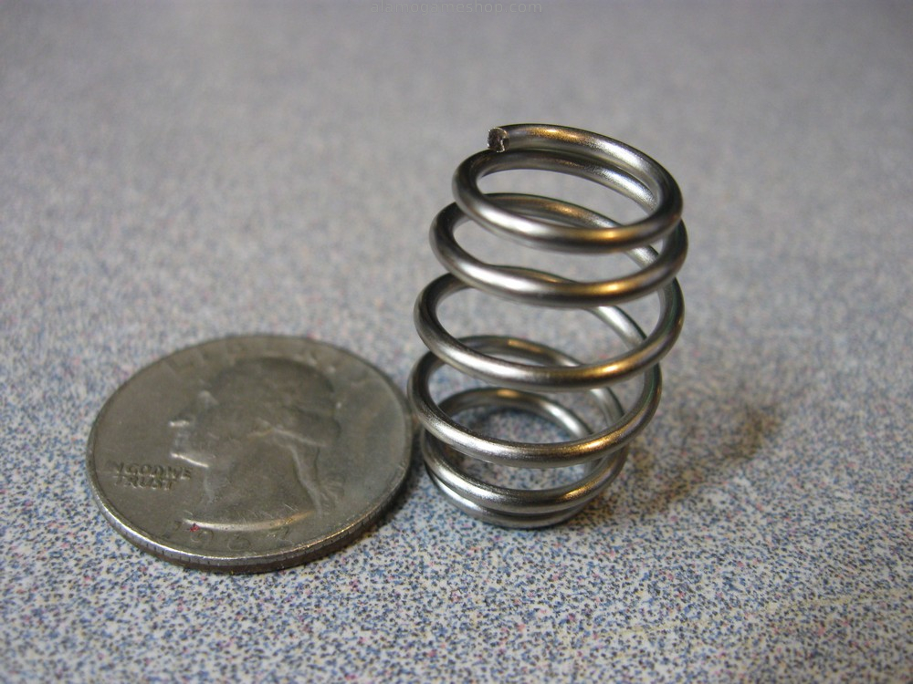 (image for) Barrel Spring for pinball shooter rod 1"
