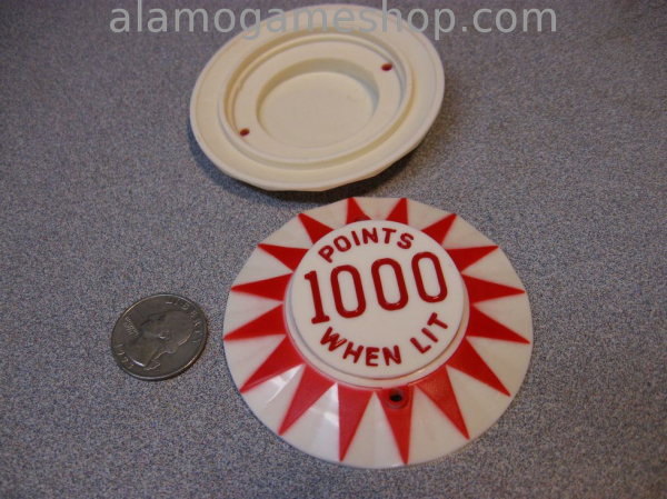 (image for) Pop Bumper Cap, Bally, 1000 points w/l, - Click Image to Close