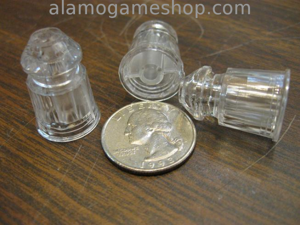 (image for) Post, Facetted Clear - 1" - Click Image to Close