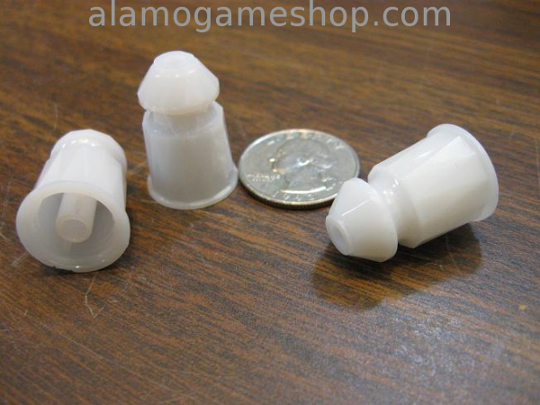 (image for) Post, Facetted White - Gottlieb 1" - Click Image to Close