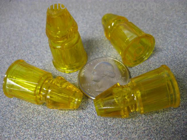 (image for) Post, Facetted Yellow 1 3/16 - Click Image to Close