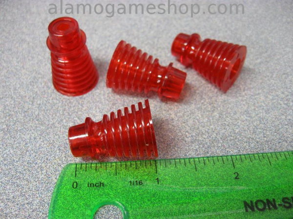 (image for) Post, Finned Red 1" - Click Image to Close