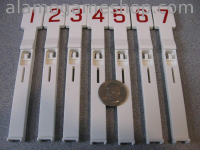 (image for) Drop Target Set 1-7 Red, Gottlieb