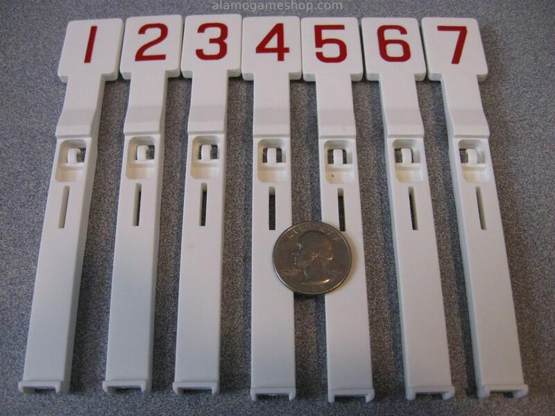 (image for) Drop Target Set 1-7 Red, Gottlieb