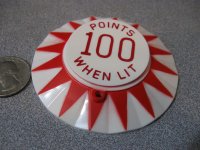 (image for) Pop Bumper Cap, Points 100 W/L