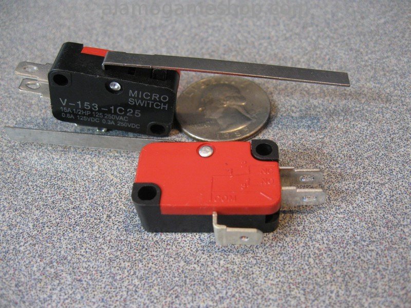 Micro Switch with 2 inch blade - Click Image to Close