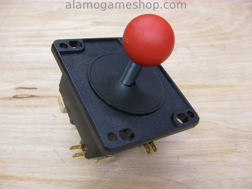 Joystick, 4 way with short Red Ball Hand - Click Image to Close