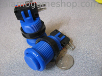 (image for) Pushbutton for Arcade Games - Blue