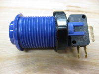 Pushbutton for Arcade Games - Blue