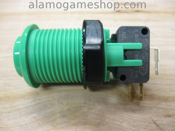 (image for) Pushbutton for Arcade Games - Green - Click Image to Close