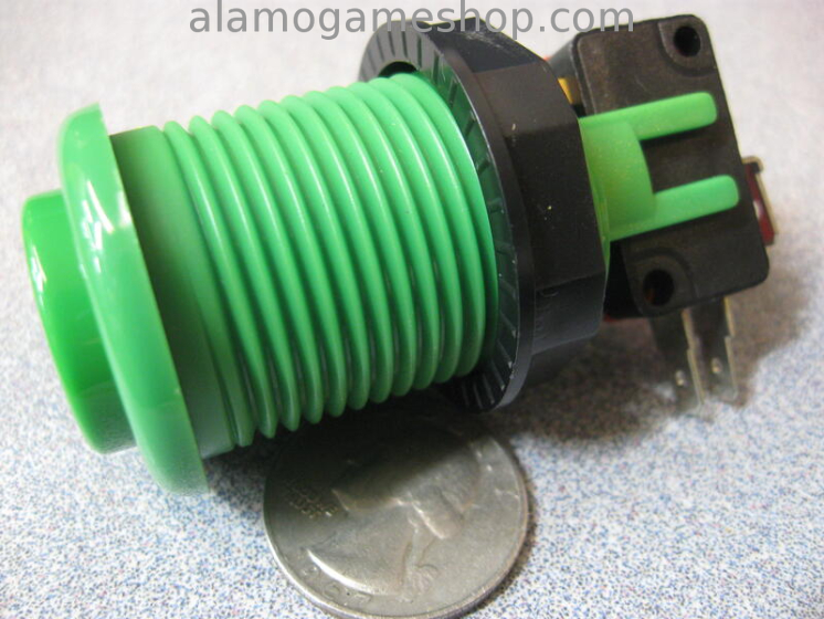 (image for) Pushbutton for Arcade Games - Green
