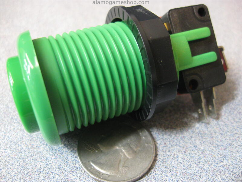 (image for) Pushbutton for Arcade Games - Green